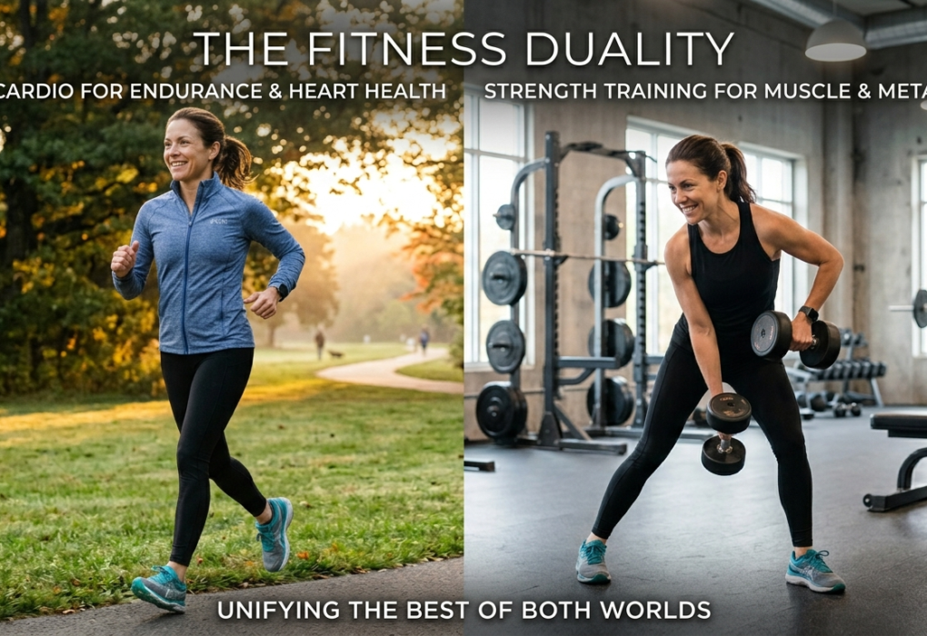 comparison of cardio and strength training for weight loss after 40 women fitness