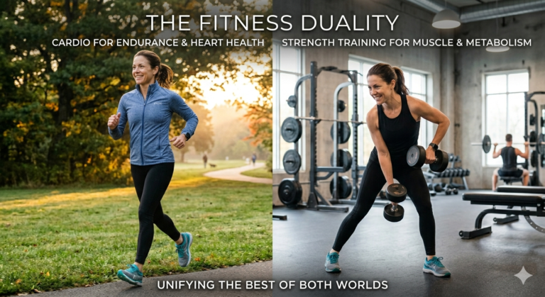 comparison of cardio and strength training for weight loss after 40 women fitness